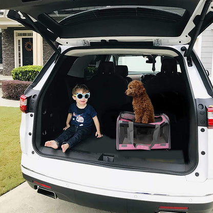Pet Carrier for Large and Medium Cat, Soft-Sided Pet Crate for Puppy