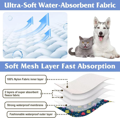 Dog Diapers Male, Belly Bands for Male Dogs, High Absorbing Extra Small Male Dog Wraps for Doggie & Puppy in Incontinence or Excitable Urination and Training(Xl)