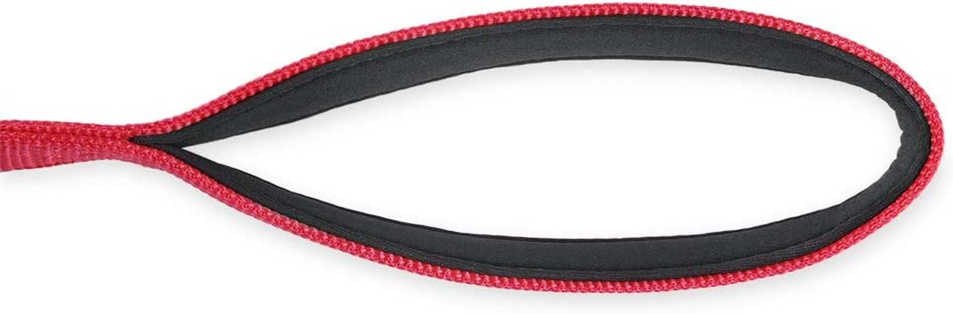Short Dog Leash 18", Heavy Duty Nylon with Padded Handle
