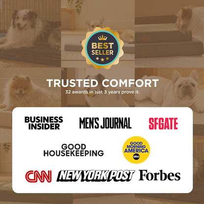 XL Dog Bed, Extra Large Pet Bed with Comfy Sherpa,44X32In Grey