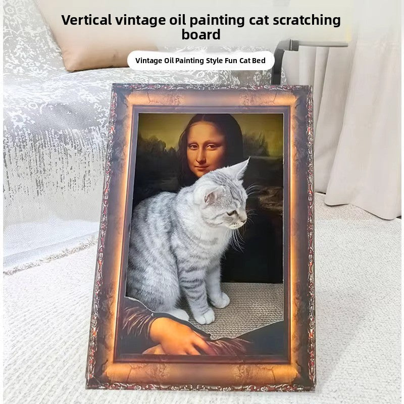 Stereo Photo Frame Cat Scratch Board Pet Nest