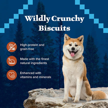 Wilderness Turkey Crunchy Dog Biscuits, Grain-Free, 24 Oz
