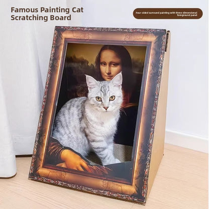 Stereo Photo Frame Cat Scratch Board Pet Nest