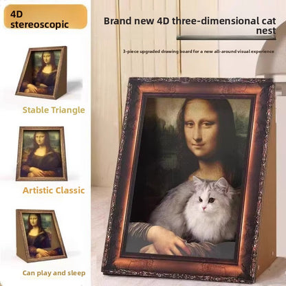 Stereo Photo Frame Cat Scratch Board Pet Nest
