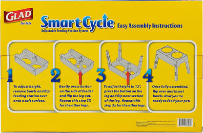 for Pets Smart Cycle Adjustable Feeding Station System
