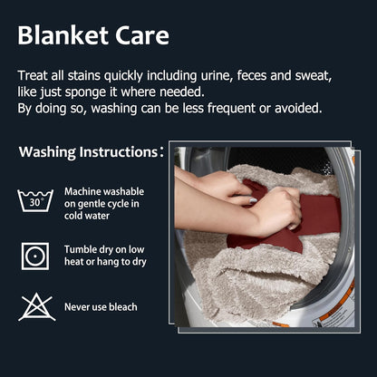 Waterproof Reversible Pet Blanket for Dogs and Cats
