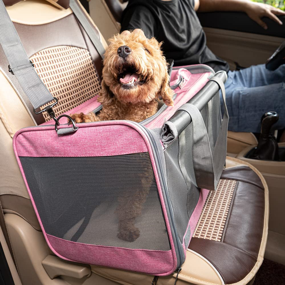 Pet Carrier for Large and Medium Cat, Soft-Sided Pet Crate for Puppy