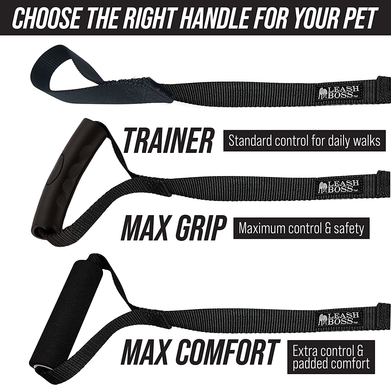 Long Trainer - 1 Inch Nylon Long Dog Training Leash with Storage Strap (50 Ft, Orange)