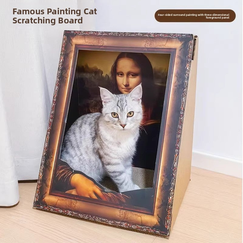 Stereo Photo Frame Cat Scratch Board Pet Nest