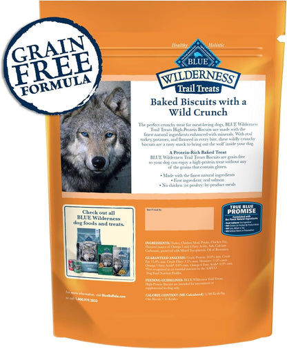 Wilderness Turkey Crunchy Dog Biscuits, Grain-Free, 24 Oz