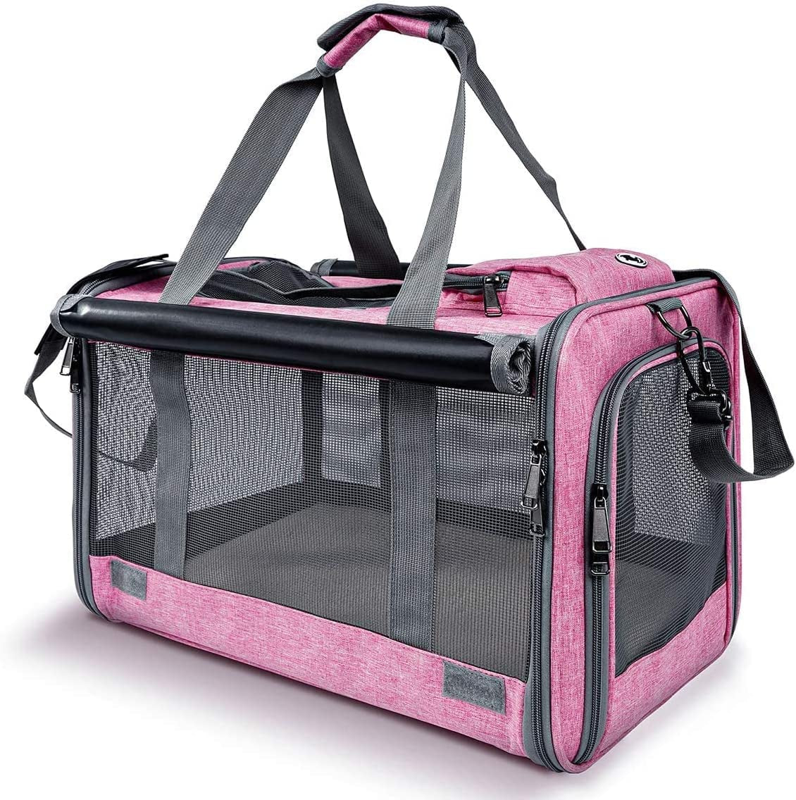 Pet Carrier for Large and Medium Cat, Soft-Sided Pet Crate for Puppy