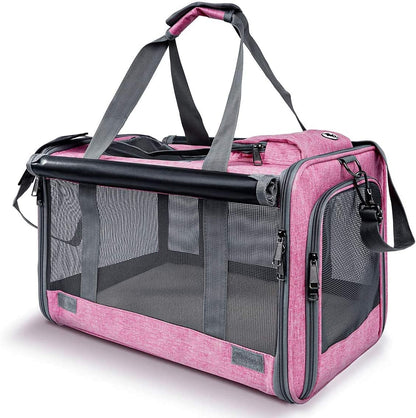 Pet Carrier for Large and Medium Cat, Soft-Sided Pet Crate for Puppy