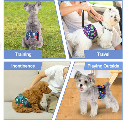 Dog Diapers Male, Belly Bands for Male Dogs, High Absorbing Extra Small Male Dog Wraps for Doggie & Puppy in Incontinence or Excitable Urination and Training(Xl)
