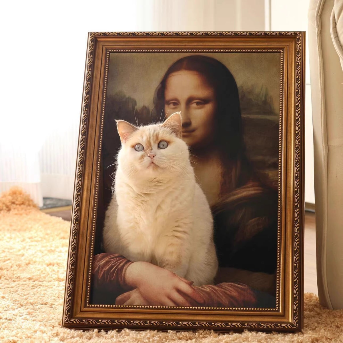 Stereo Photo Frame Cat Scratch Board Pet Nest