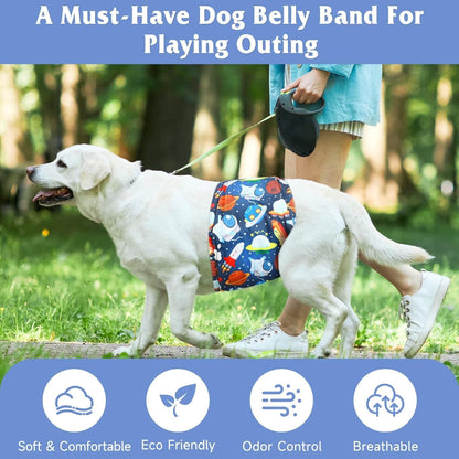 Dog Diapers Male, Belly Bands for Male Dogs, High Absorbing Extra Small Male Dog Wraps for Doggie & Puppy in Incontinence or Excitable Urination and Training(Xl)