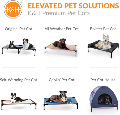 K&H Outdoor Elevated Dog Bed Pet Cot Replacement Cover, Medium 32X25In